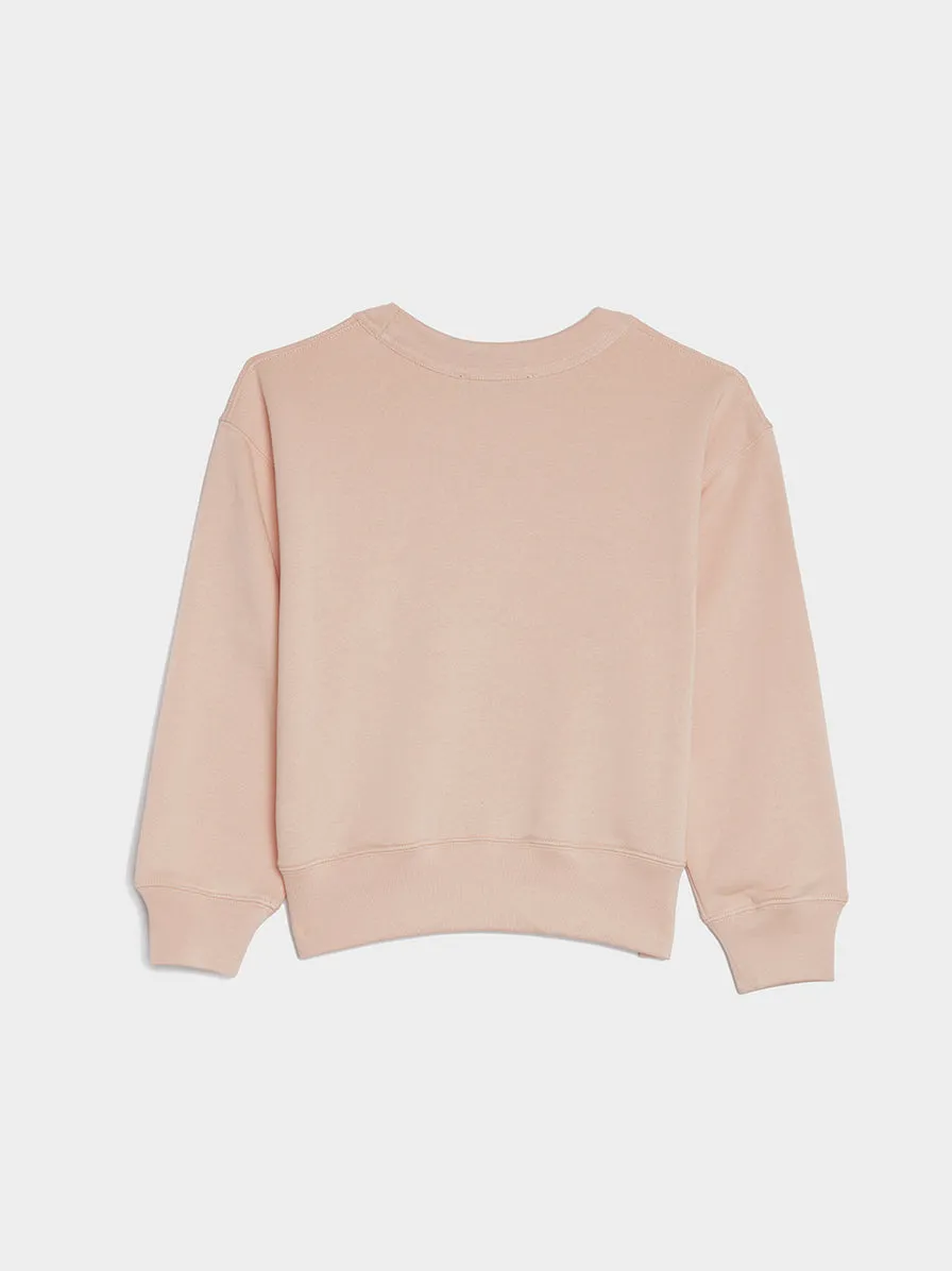 Girls' Powder Pink Sweater