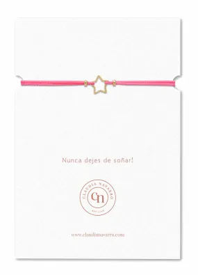 Pulsera Hilo Kids Estrella - Gold