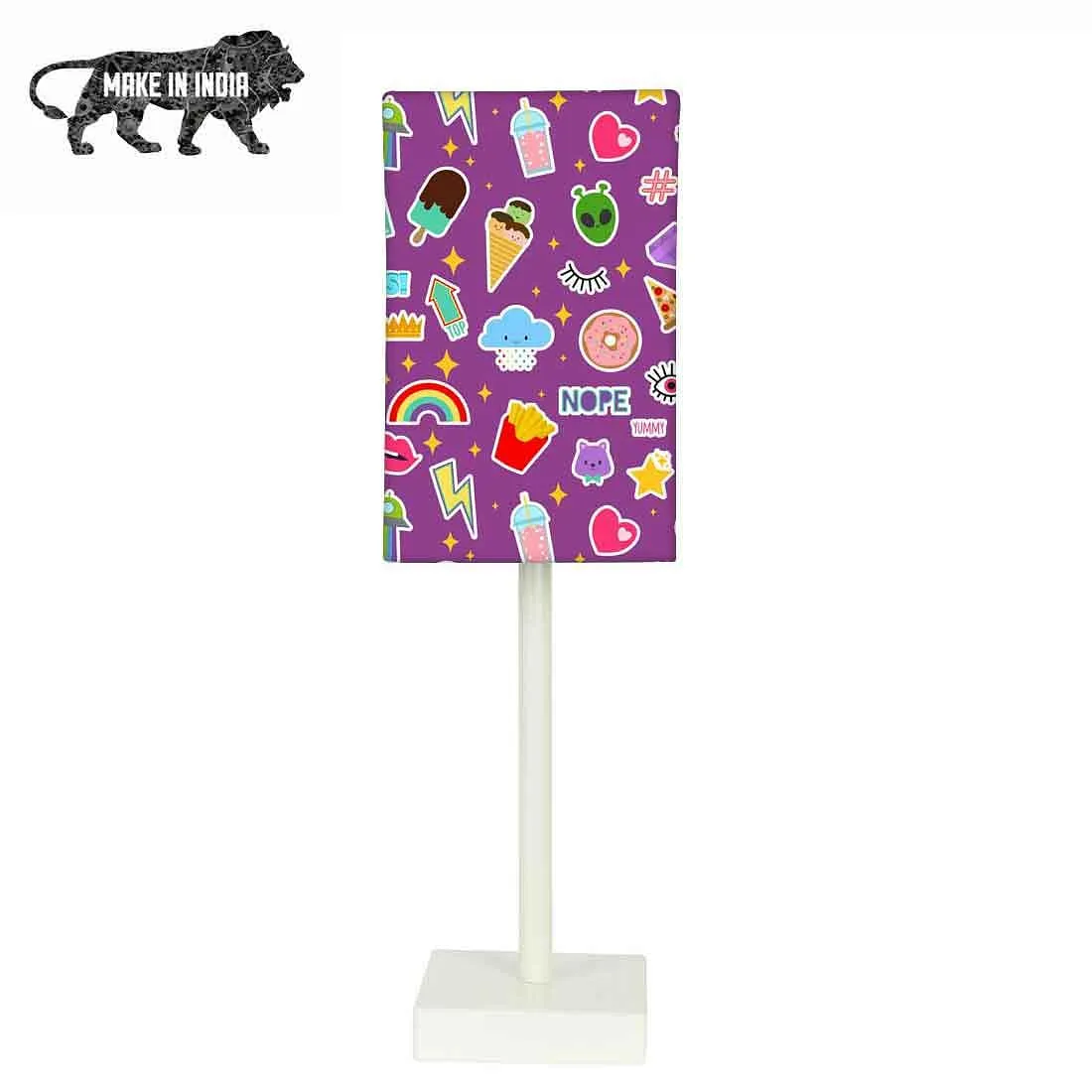 Purple Fancy Table Lamps for Kids Bedroom