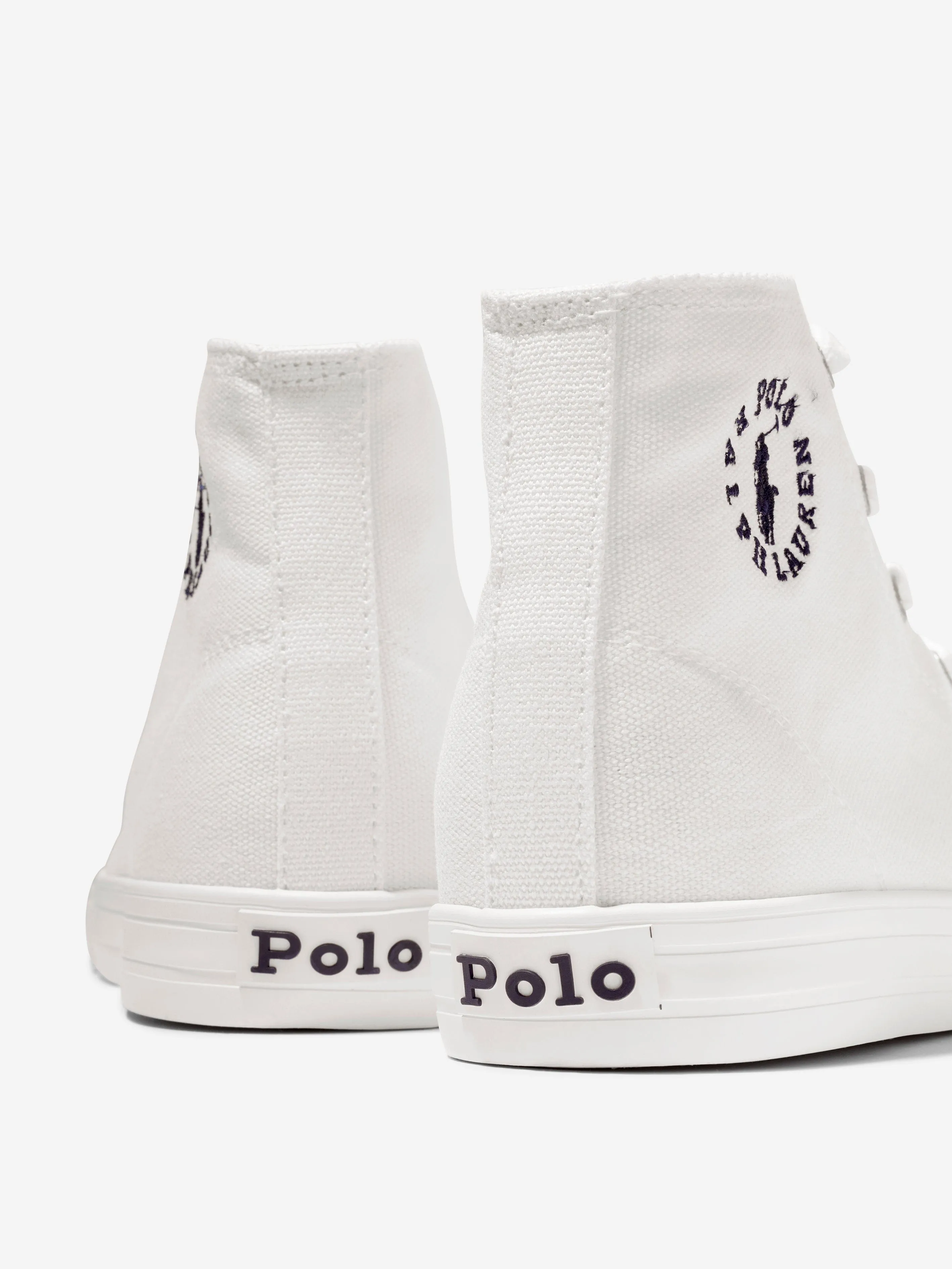 Ralph Lauren Kids - Kids Forrester High Top Trainers in Cream | Childsplay Clothing