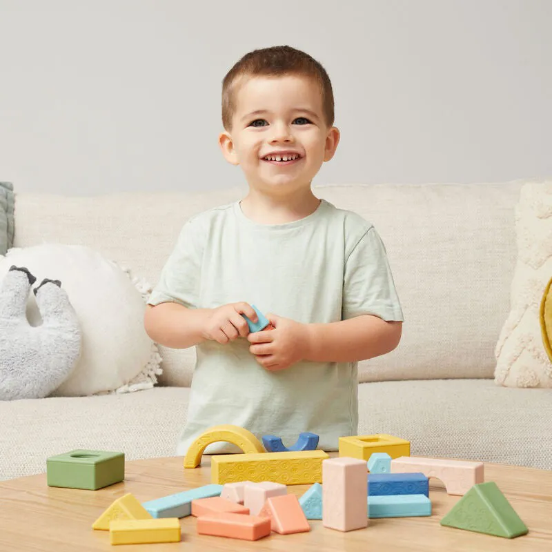 Beginner's Set of Rattling Stacking Blocks