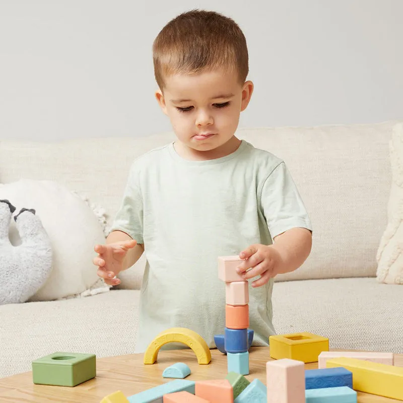 Beginner's Set of Rattling Stacking Blocks