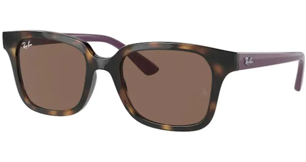 Ray Ban RJ9071S 712173 Sunglasses Youth Kids Havana/Dark Brown 48-18-130