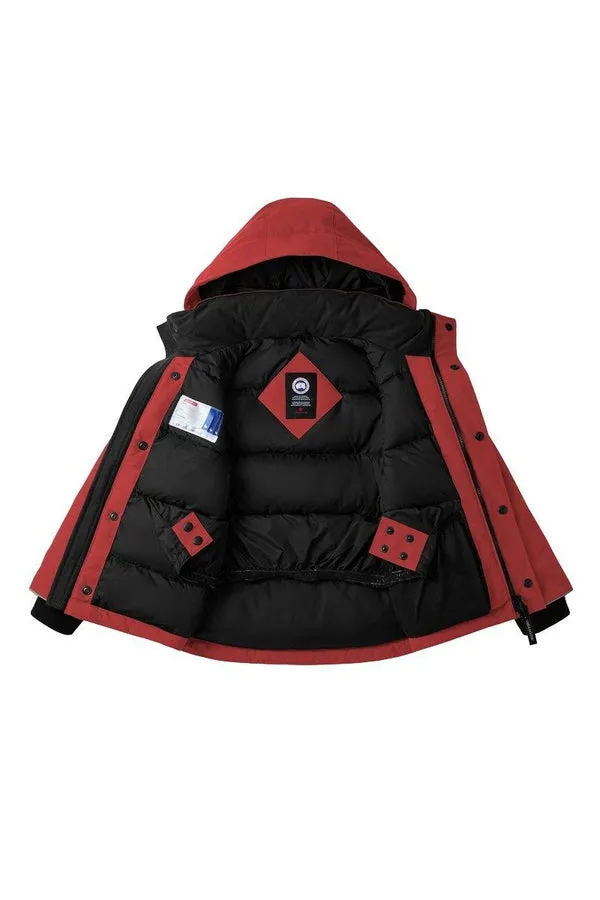 Red Lynx Kids Parka with Down Fill by Canada Goose