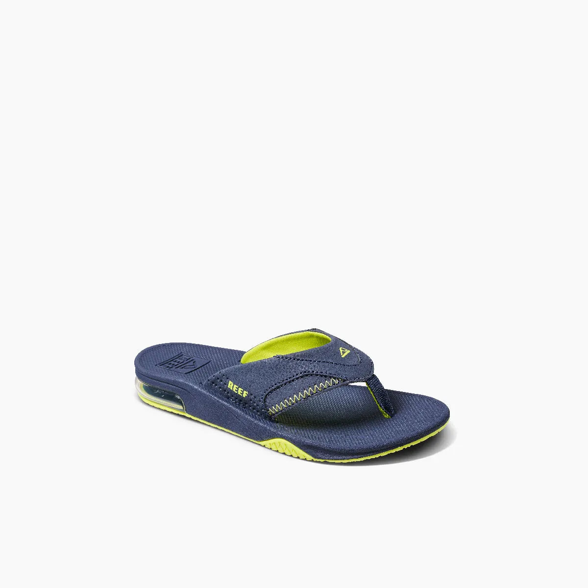 Reef Kids Fanning Lime Navy