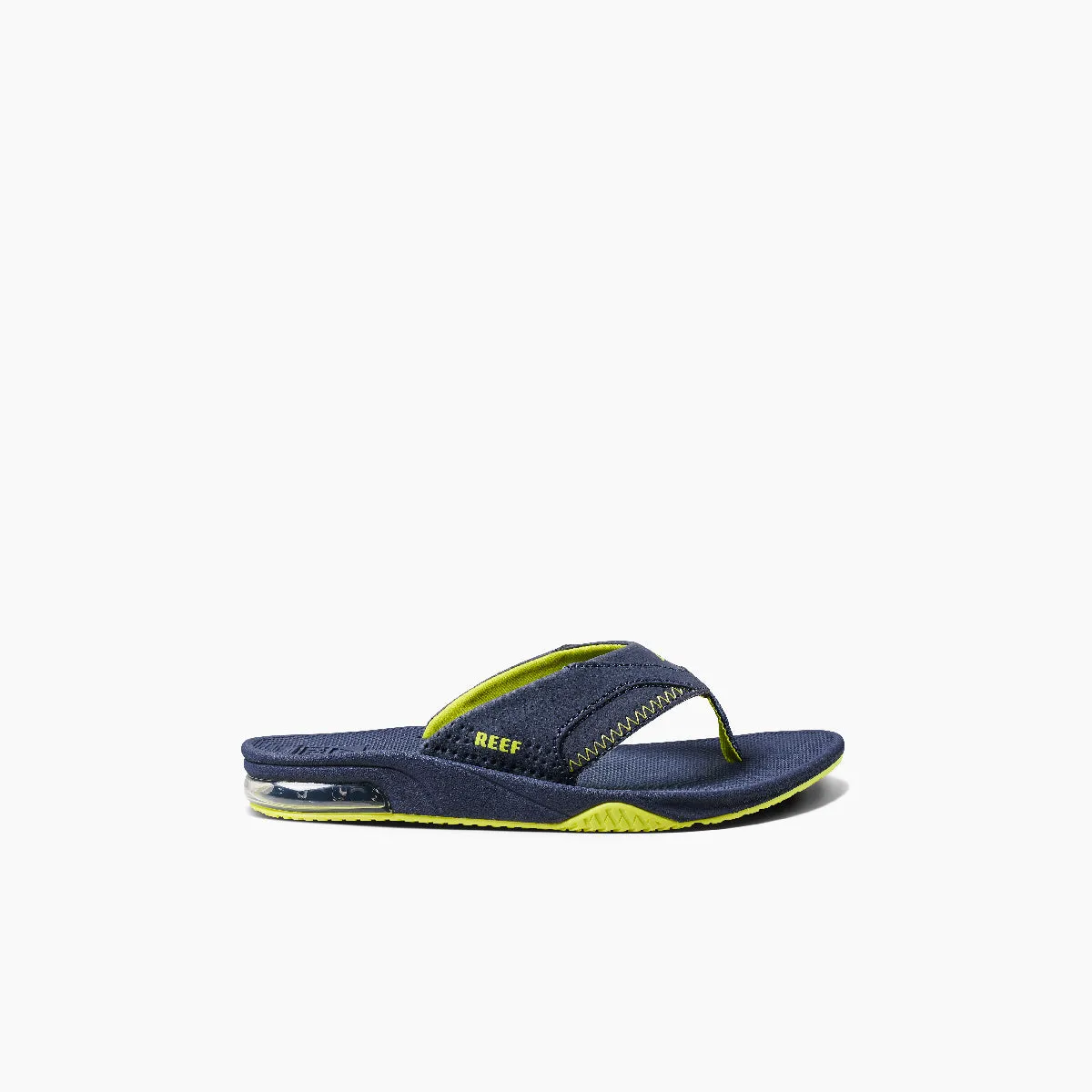 Reef Kids Fanning Lime Navy