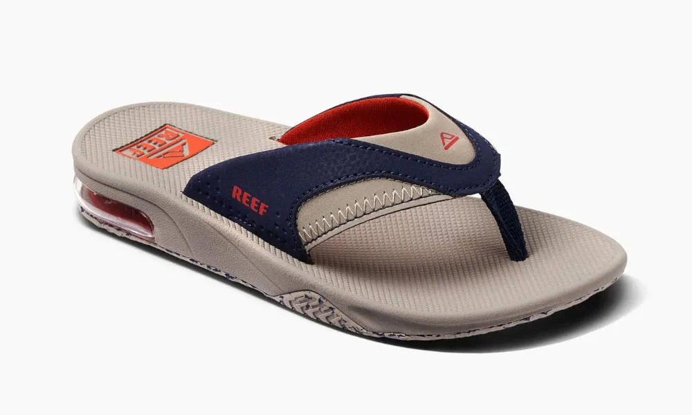 Reef Kids Fanning Taupe Navy