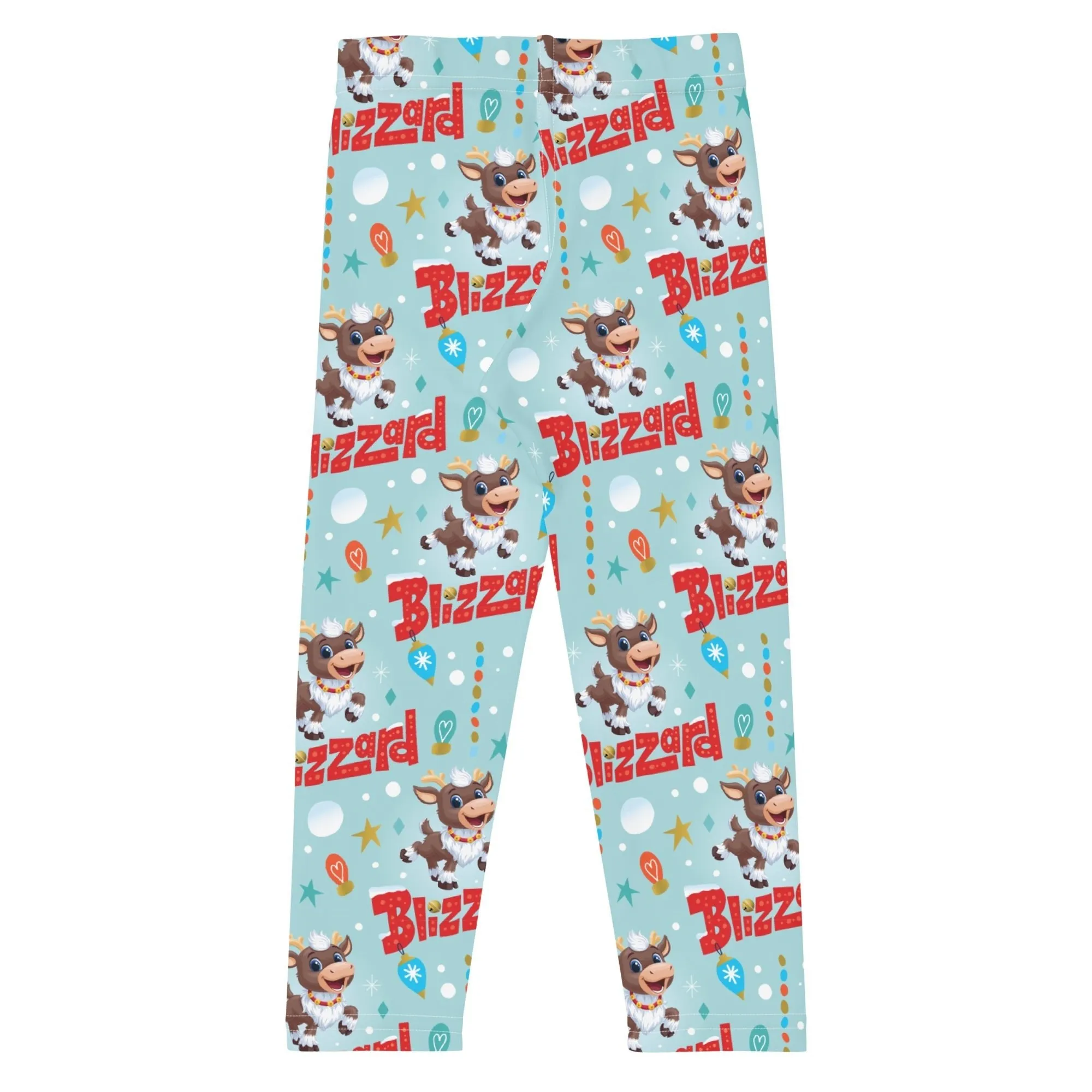 Reindeer in Here Blizz the Season Kids Leggings