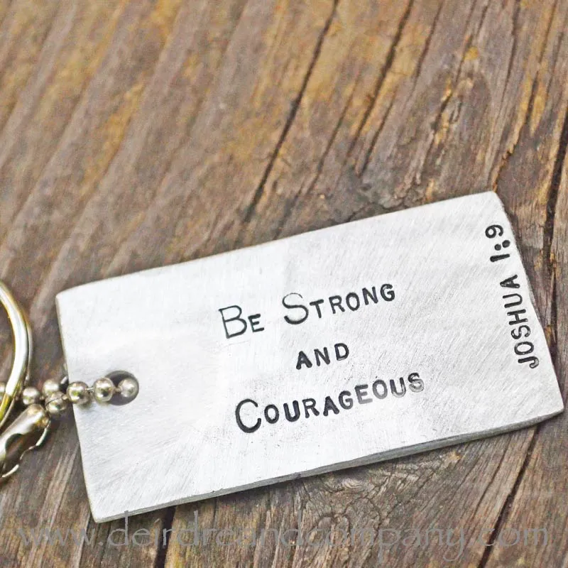 Biblical Key Dog Tag Chain