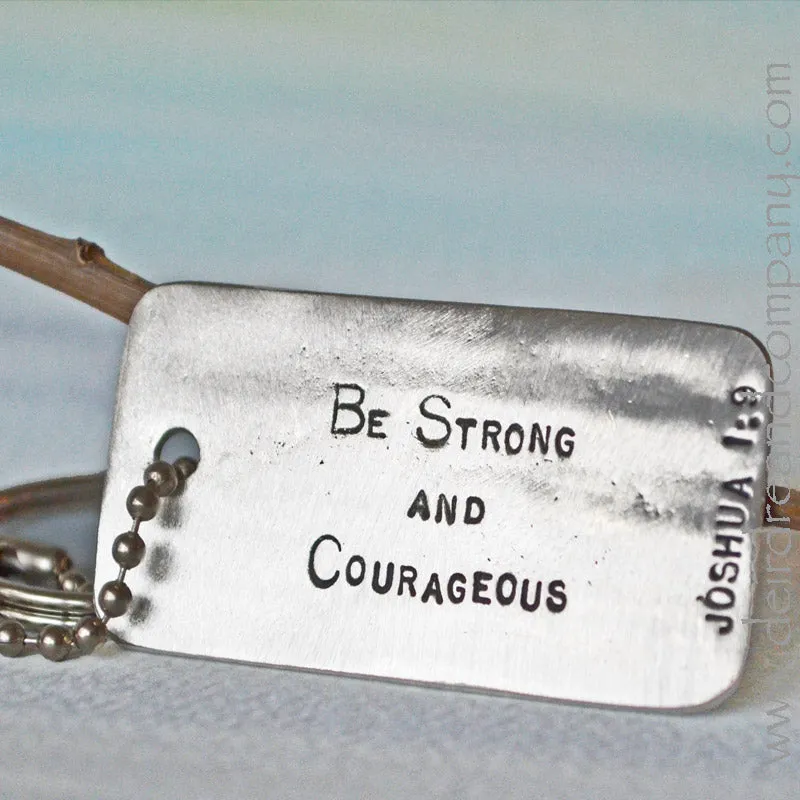 Biblical Key Dog Tag Chain