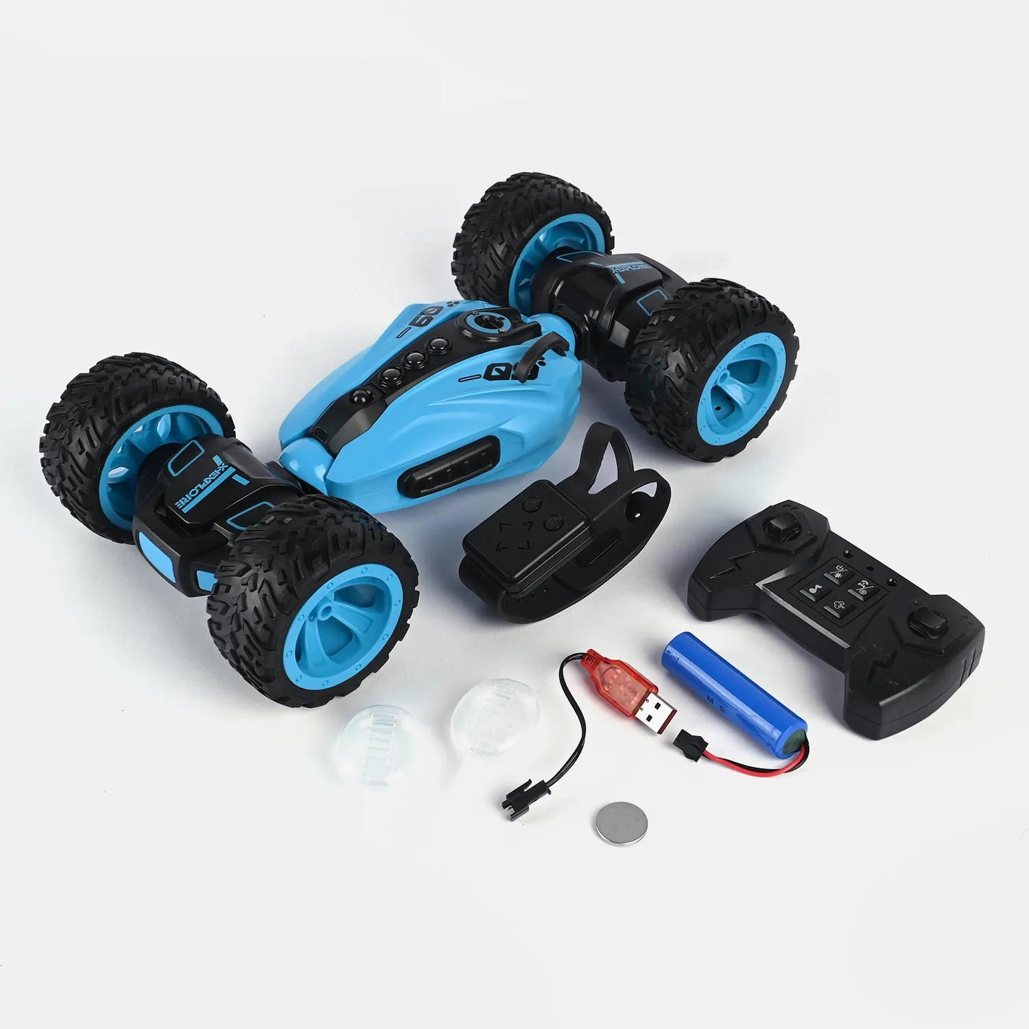 Child's Stunt Spray Car with Remote and Watch Control