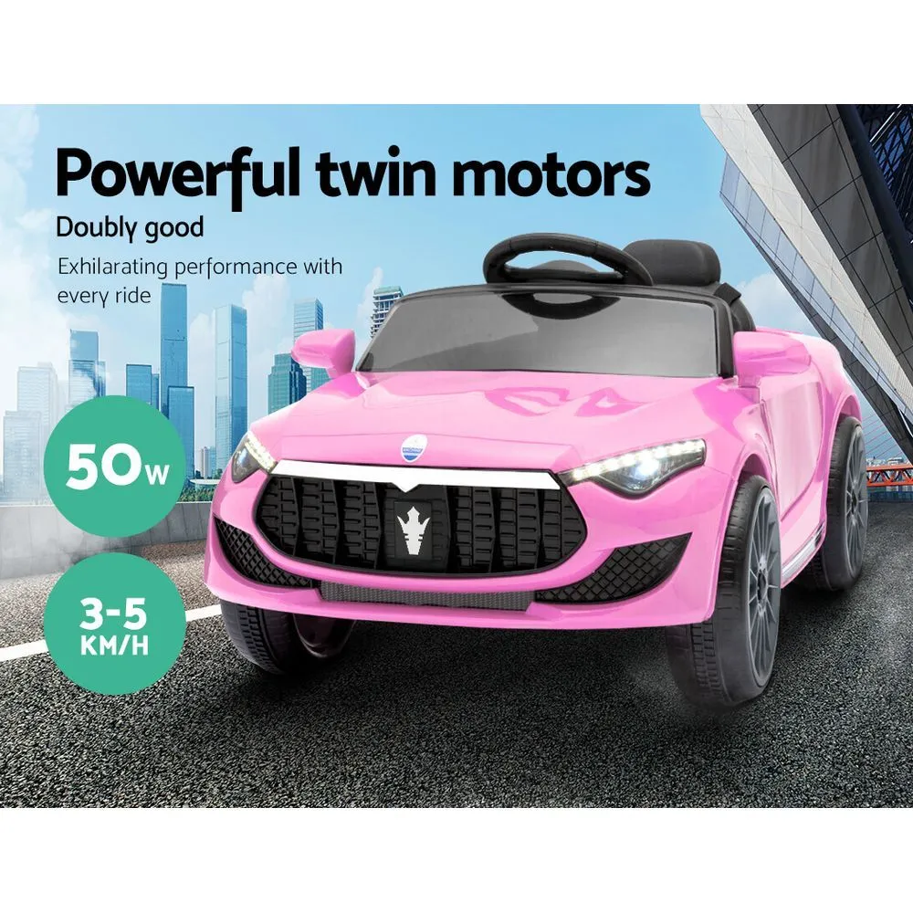 Rigo Maserati Kids Ride On Car -  Pink