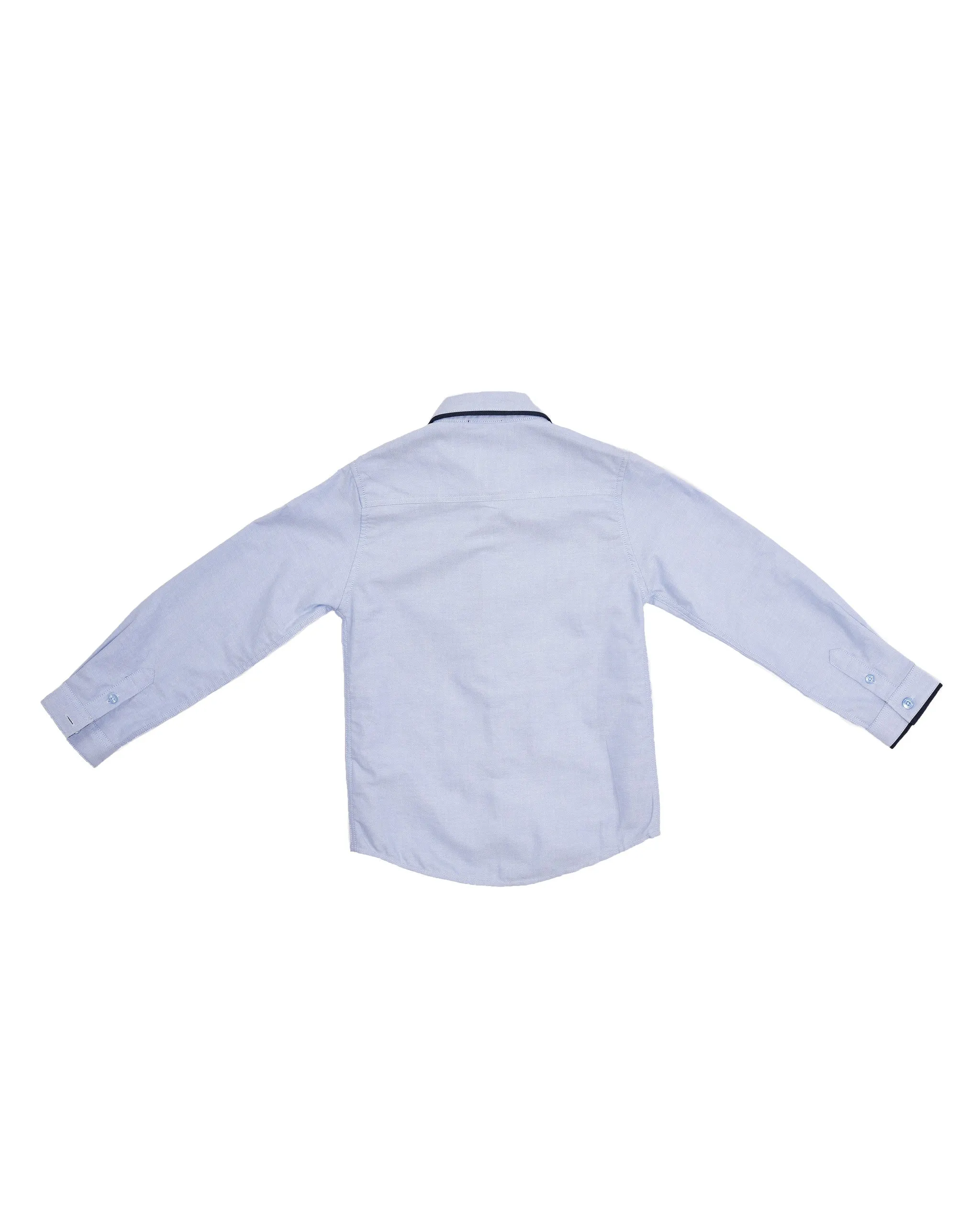 ROPA PARA NIOS - CAMISA M.L AZUL HUGO BOSS KIDS