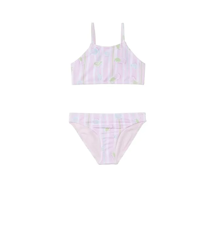 Roxy Children's Pineapple Line Crop Top Set Swimsuit (Toddler/Little Kids/Big Kids)