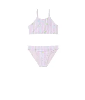 Roxy Children's Pineapple Line Crop Top Set Swimsuit (Toddler/Little Kids/Big Kids)