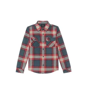 RVCA Children's Durable Plaid Long Sleeve Shirt