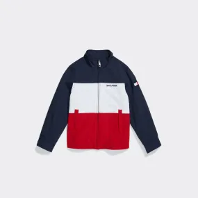 Seated Yacht Jacket (Kids) - Navy/ White/Red