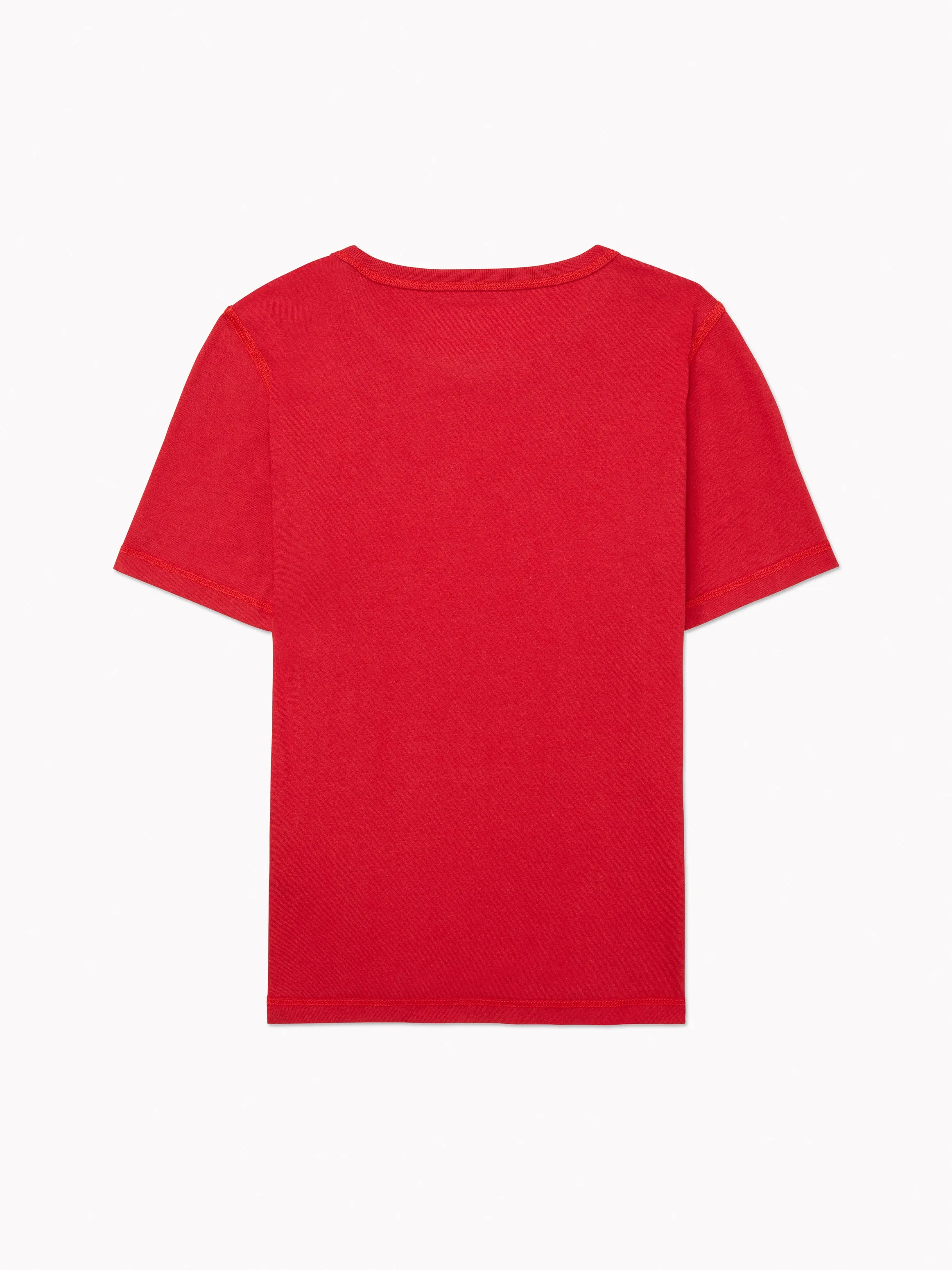 Sensory Stars & Stripes Tee (Kids) - Apple Red