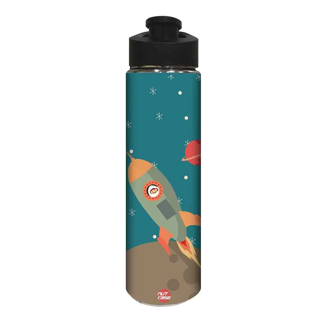 Sipper Steel Cycling Water Bottle for Kids - Spacecraft