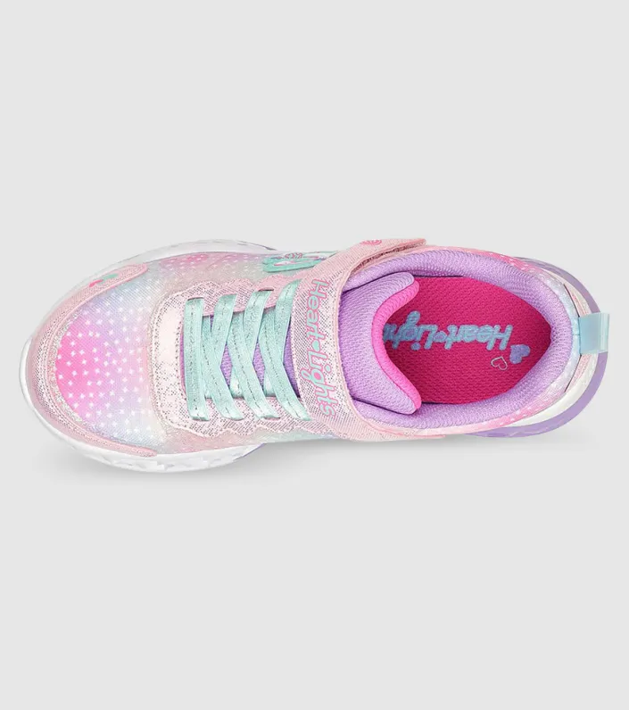 Skechers Kids' Flutter Heart Lights Trainers