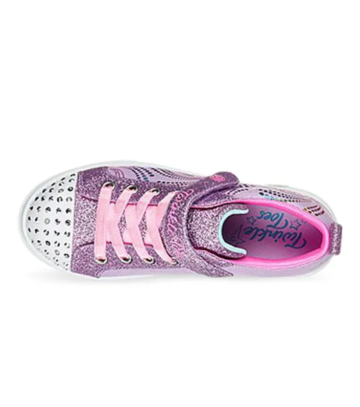 skechers kids lavender multi