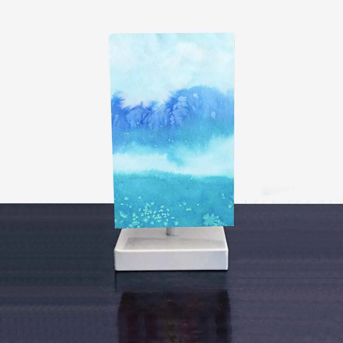 Sky Blue Watercolor Buy Table Lamps for Kids Room