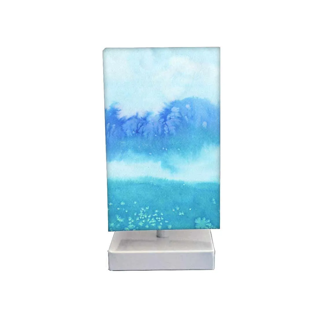 Sky Blue Watercolor Buy Table Lamps for Kids Room