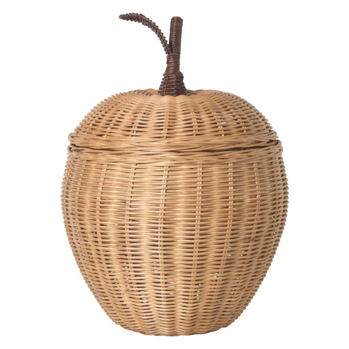 Kids Small Braided Storage Basket Apple Ferm Living