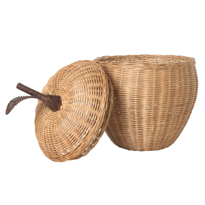 Kids Small Braided Storage Basket Apple Ferm Living