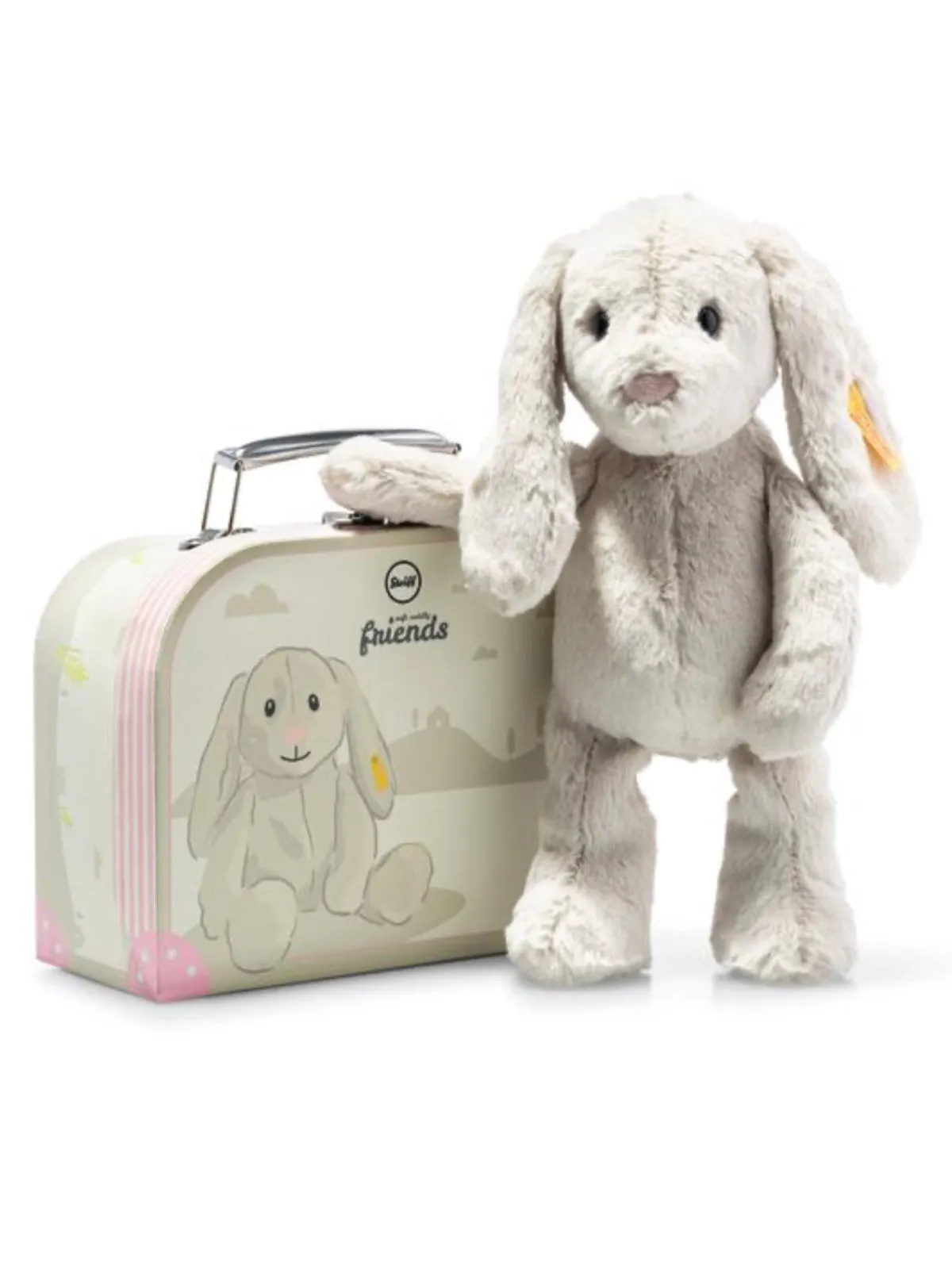 Kids Plush Toy: Hoppie Rabbit Bunny in Suitcase