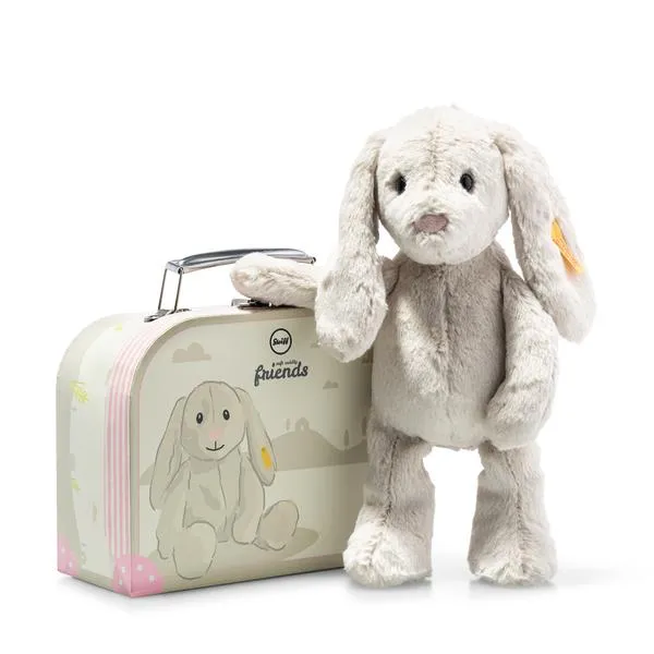 Kids Plush Toy: Hoppie Rabbit Bunny in Suitcase