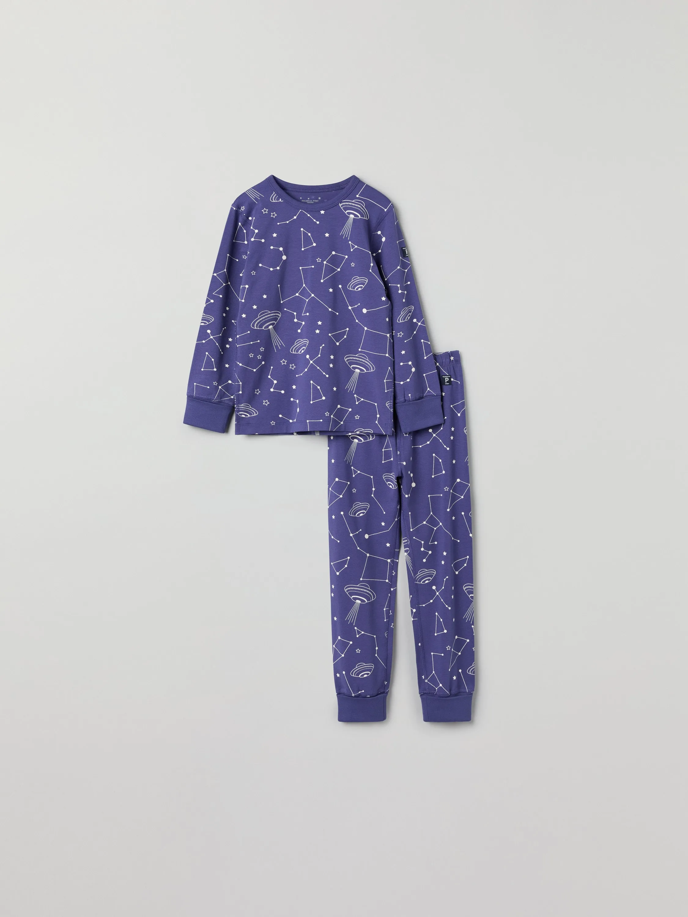 Space Print Kids Pyjamas