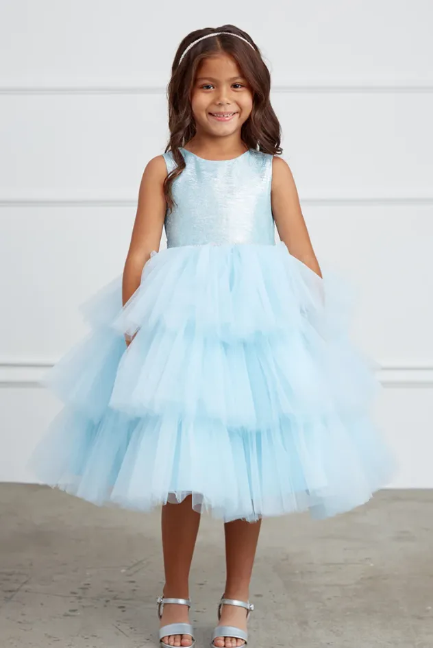 Sparkling Layered Tulle Dress