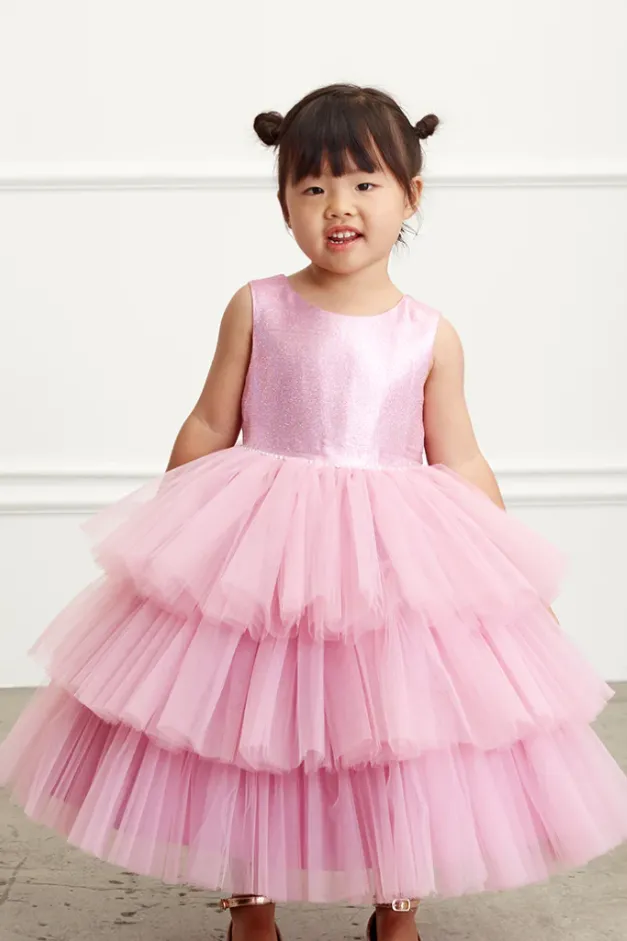 Sparkling Layered Tulle Dress