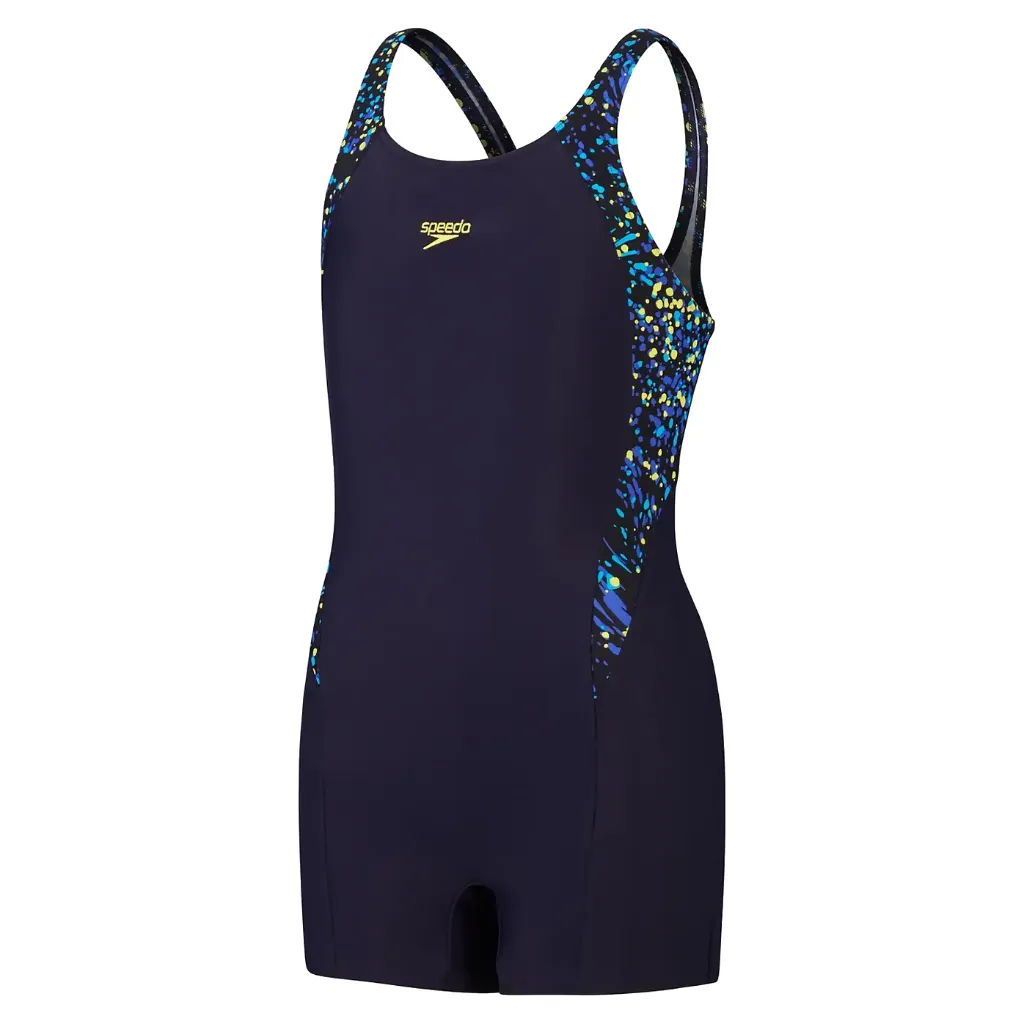 Speedo Kids Printed Panel Legsuit