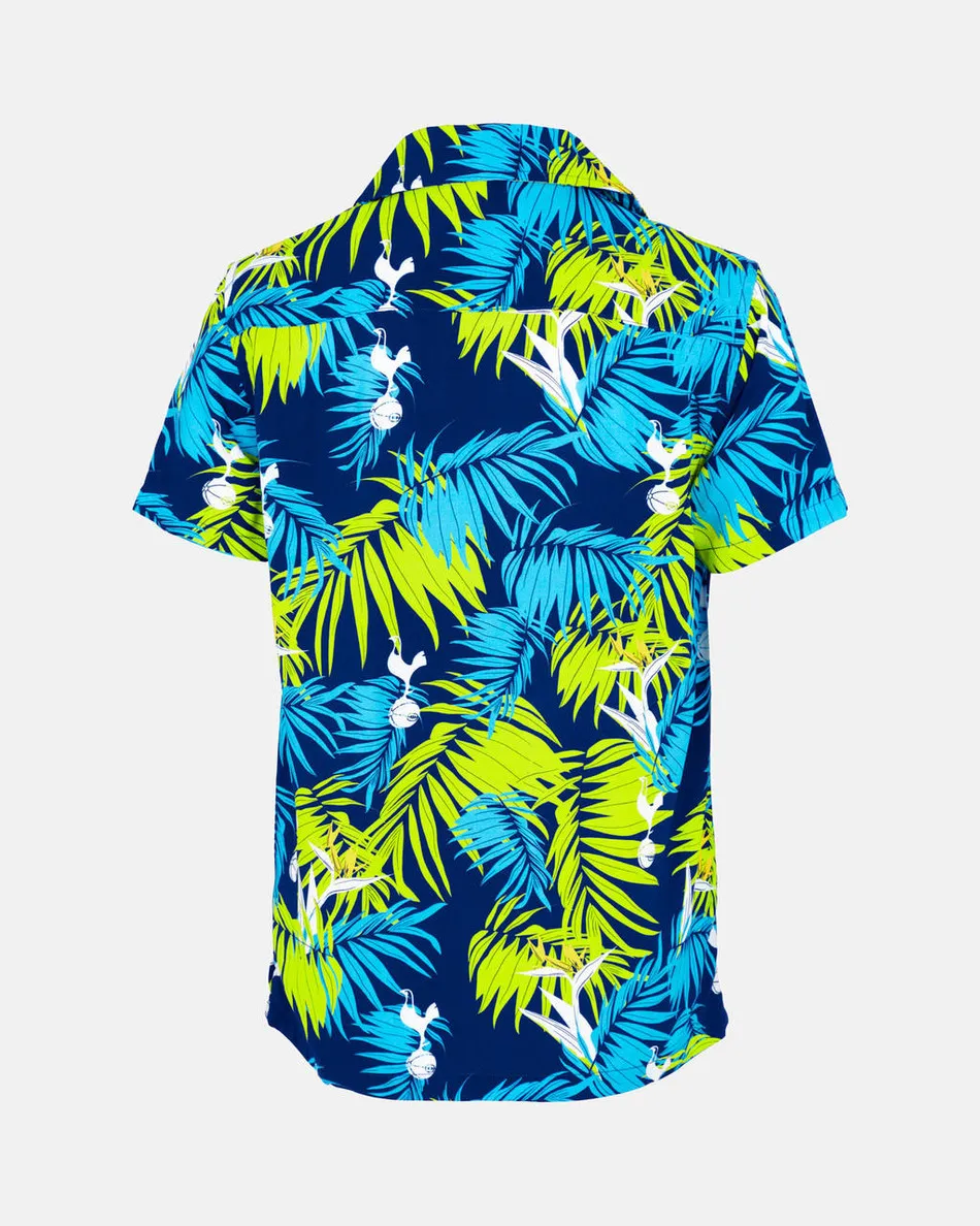 Spurs Kids Hawaiian Print Shirt