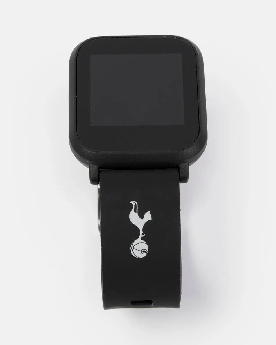 Spurs X Tikkers Kids Black Smart Watch