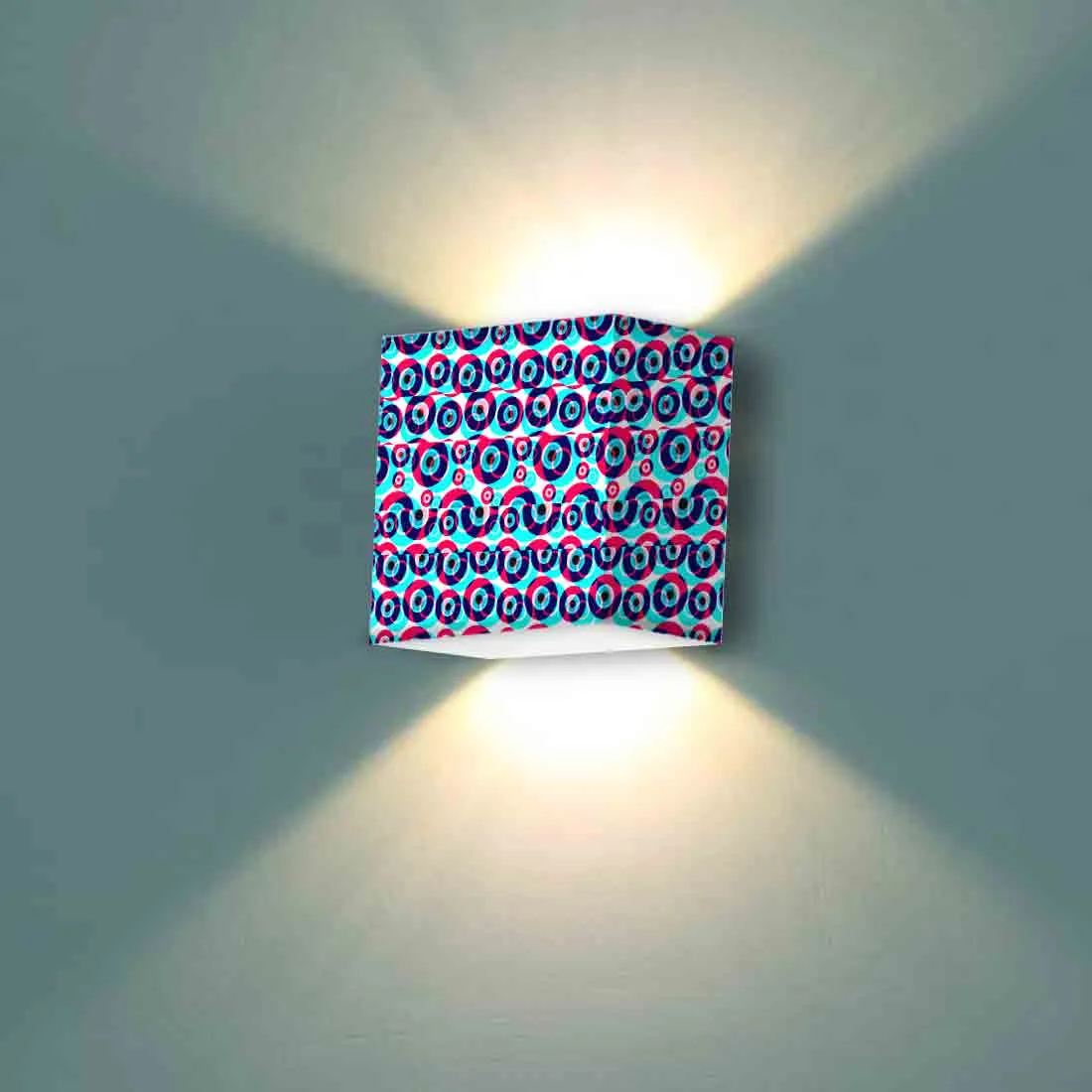 Square Shape Night Wall Lamp for Living Room Kids Bedroom - Evil Eye Protector