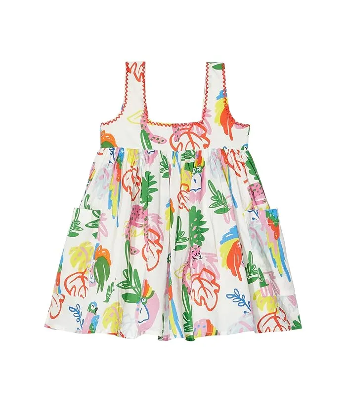 Stella McCartney Children's Safari Dress with Embroidered Scalloped Features