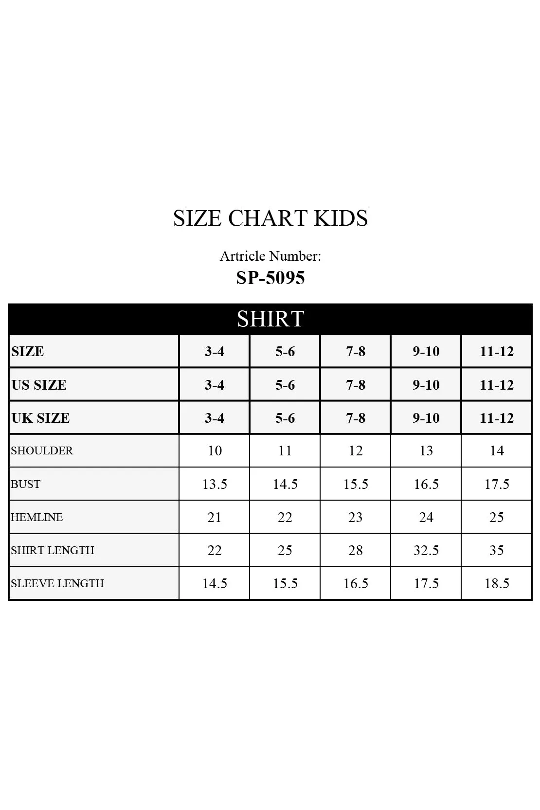 Stitched Khaddar Shirt For Kids