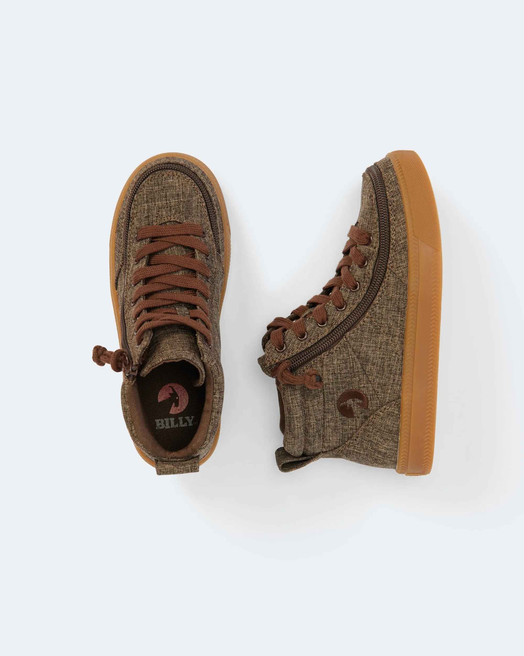 Street High Top (Kids) - Brown Jersey