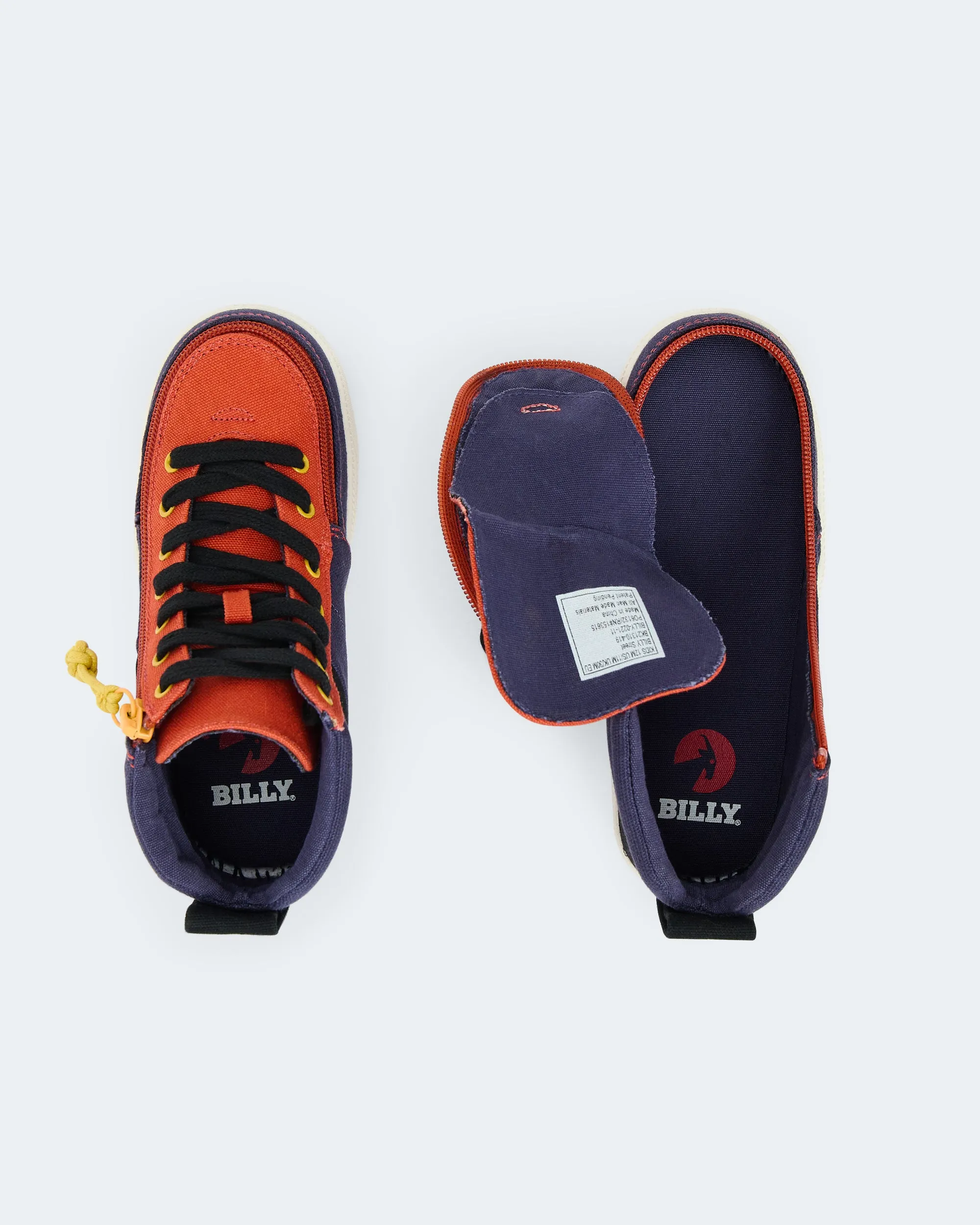 Street High Top (Kids) - Navy Colourblock