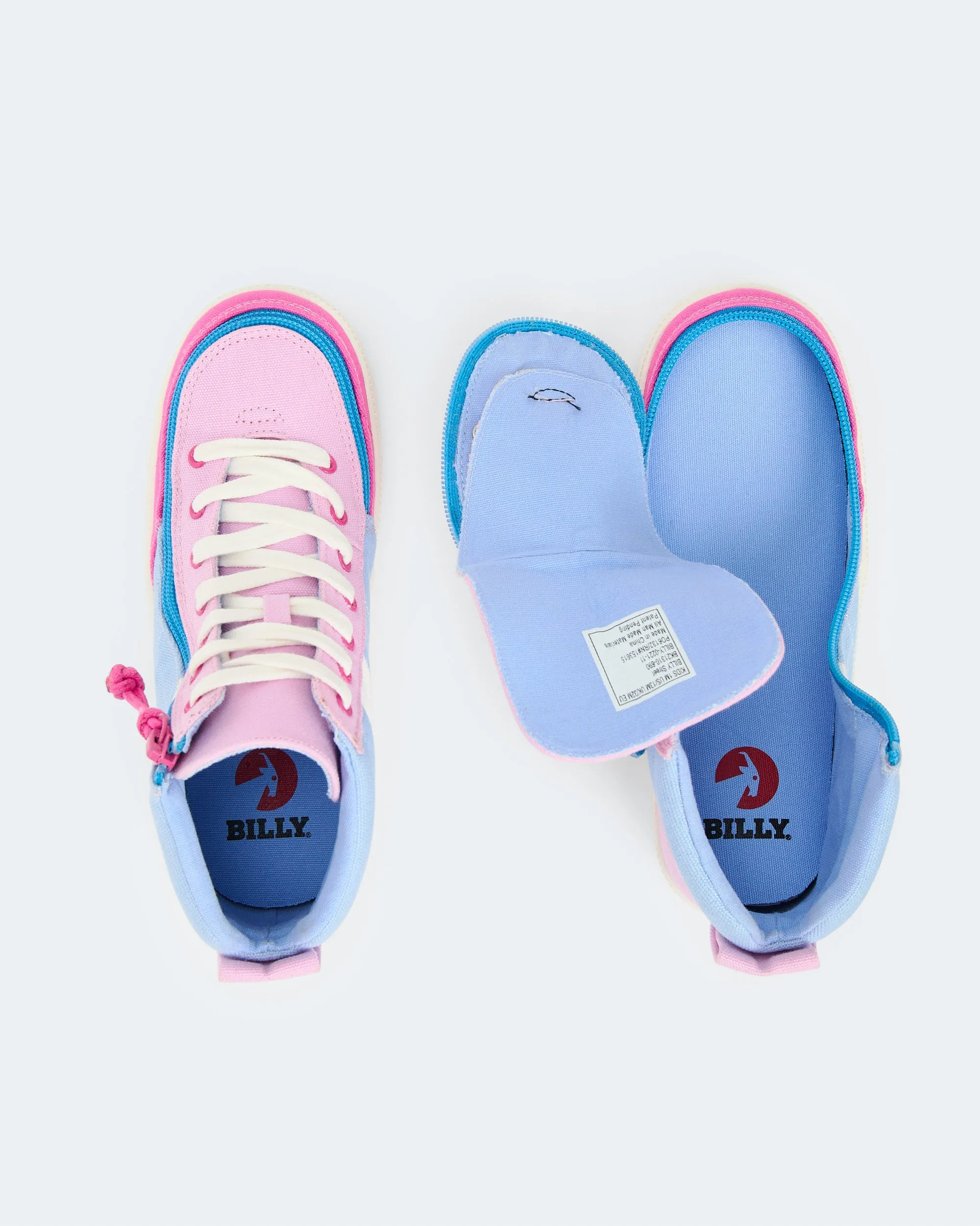 Street High Top (Kids) - Pink Colourblock