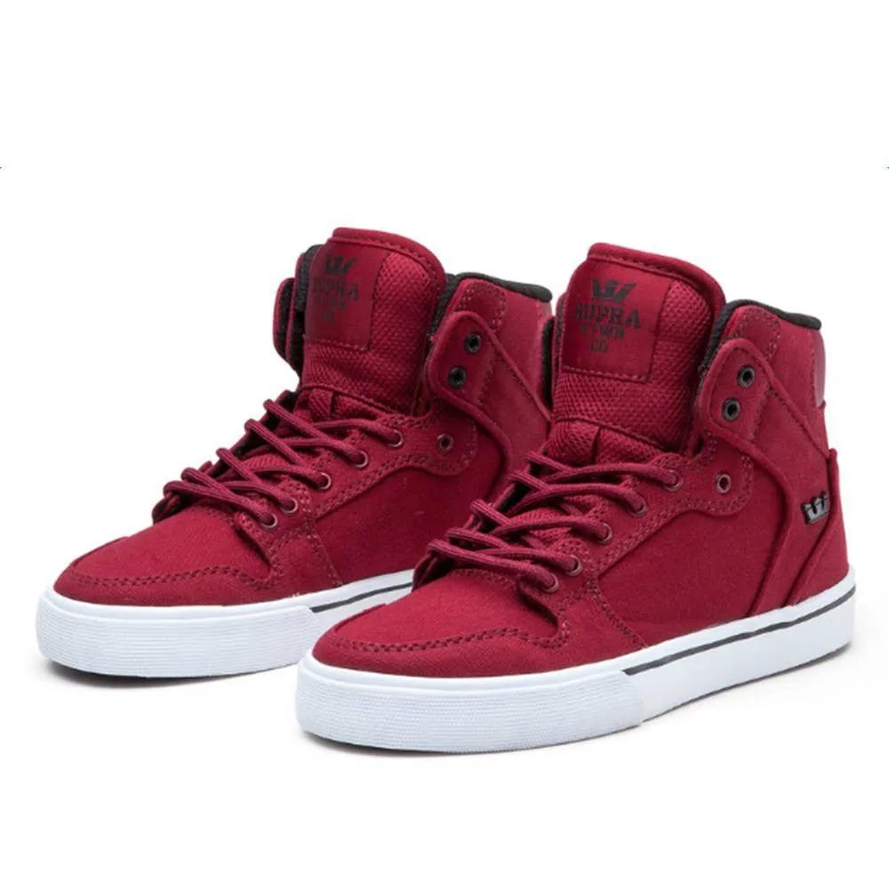 Supra Kids Burgundy Vaiders