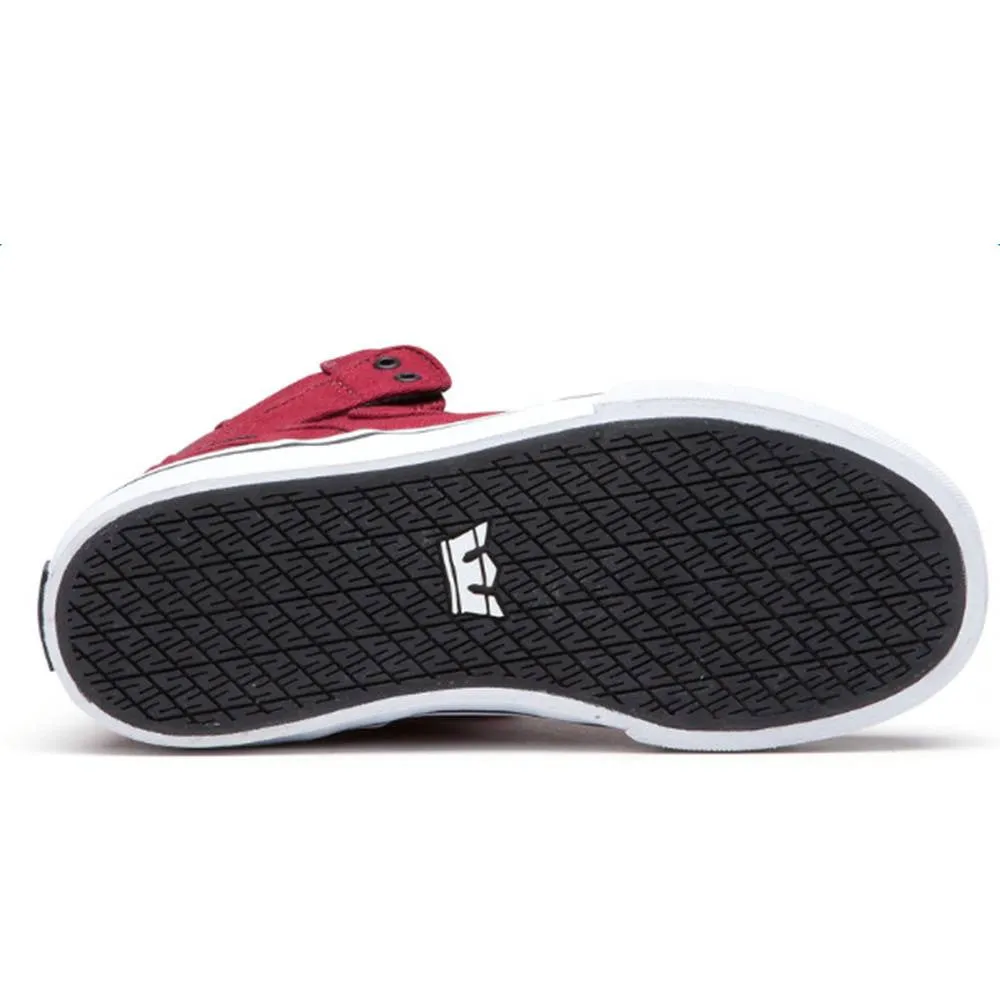 Supra Kids Burgundy Vaiders