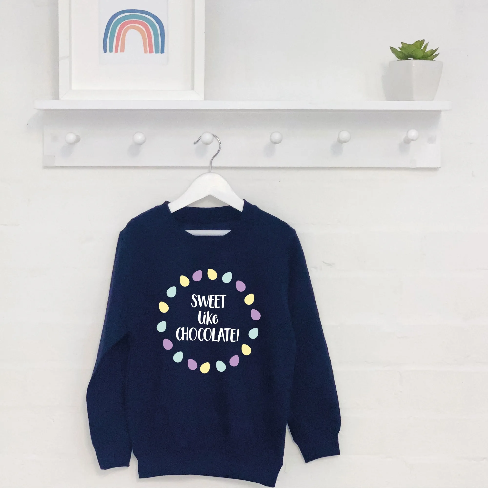 Sweet Like Chocolate Kids Easter Sweatshirt