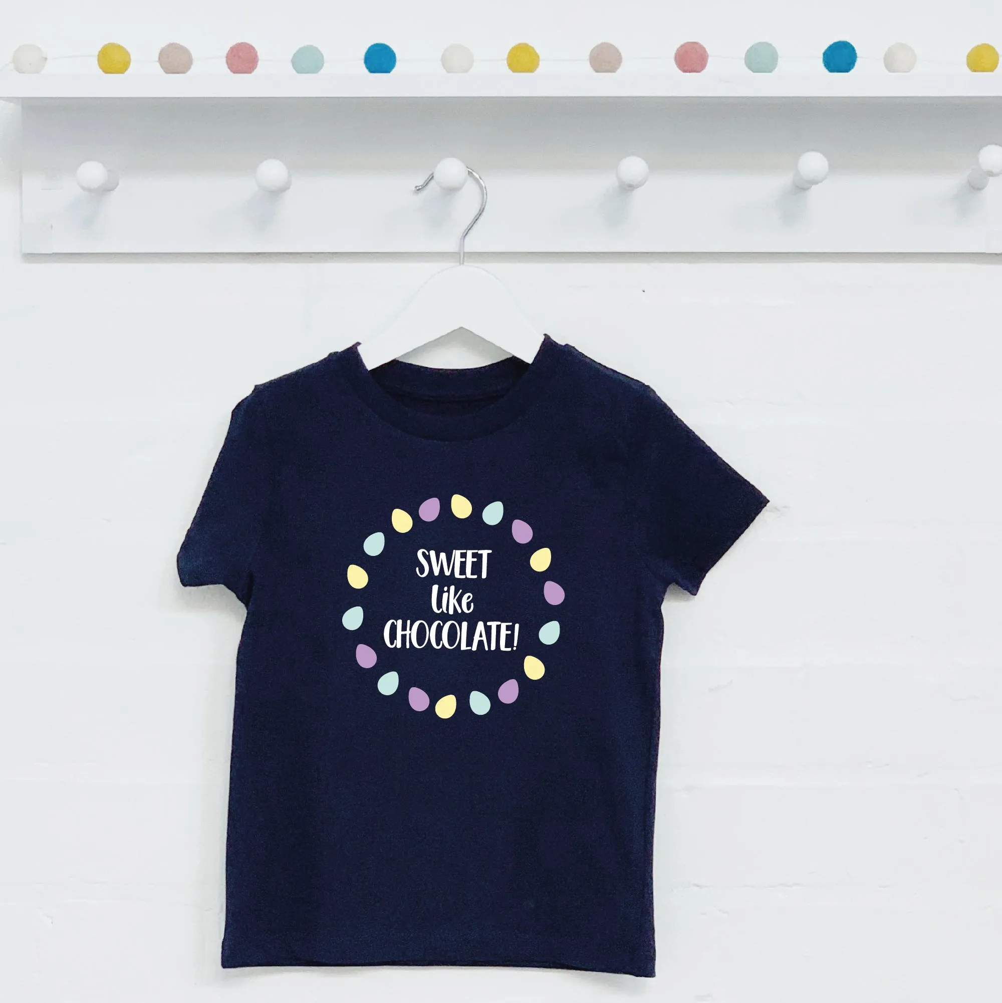 Sweet Like Chocolate Kids Easter T Shirt