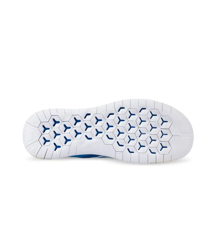 Kids Team Royal White Photo Blue Nike Free Run 2018 (PS)