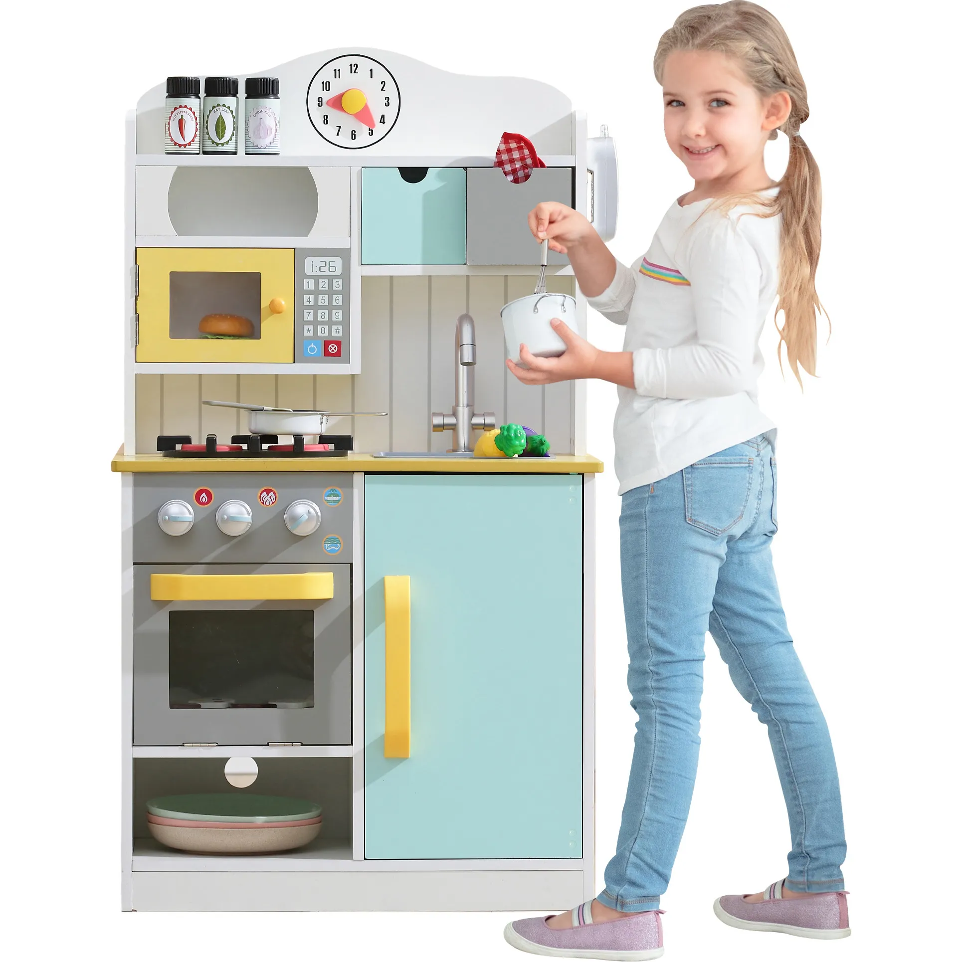 Teamson Kids Teamson Kids Little Chef Florence Classic Wooden Play Kitchen