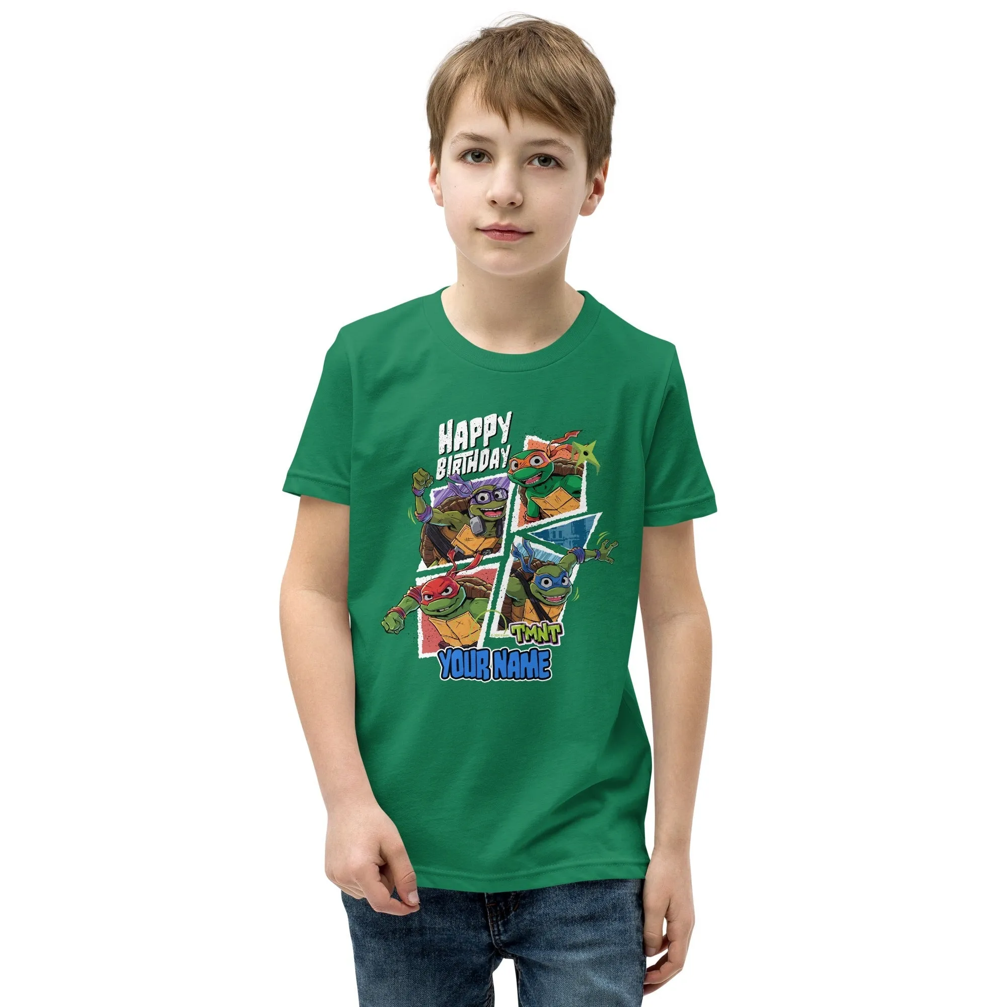 Teenage Mutant Ninja Turtles: Mutant Mayhem Personalized Birthday Kids T-Shirt